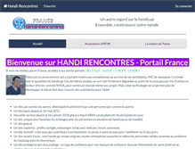 Tablet Screenshot of handi-rencontres.fr