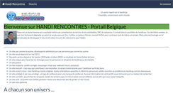 Desktop Screenshot of handi-rencontres.be