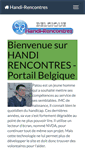 Mobile Screenshot of handi-rencontres.be