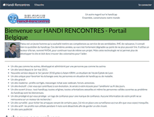 Tablet Screenshot of handi-rencontres.be